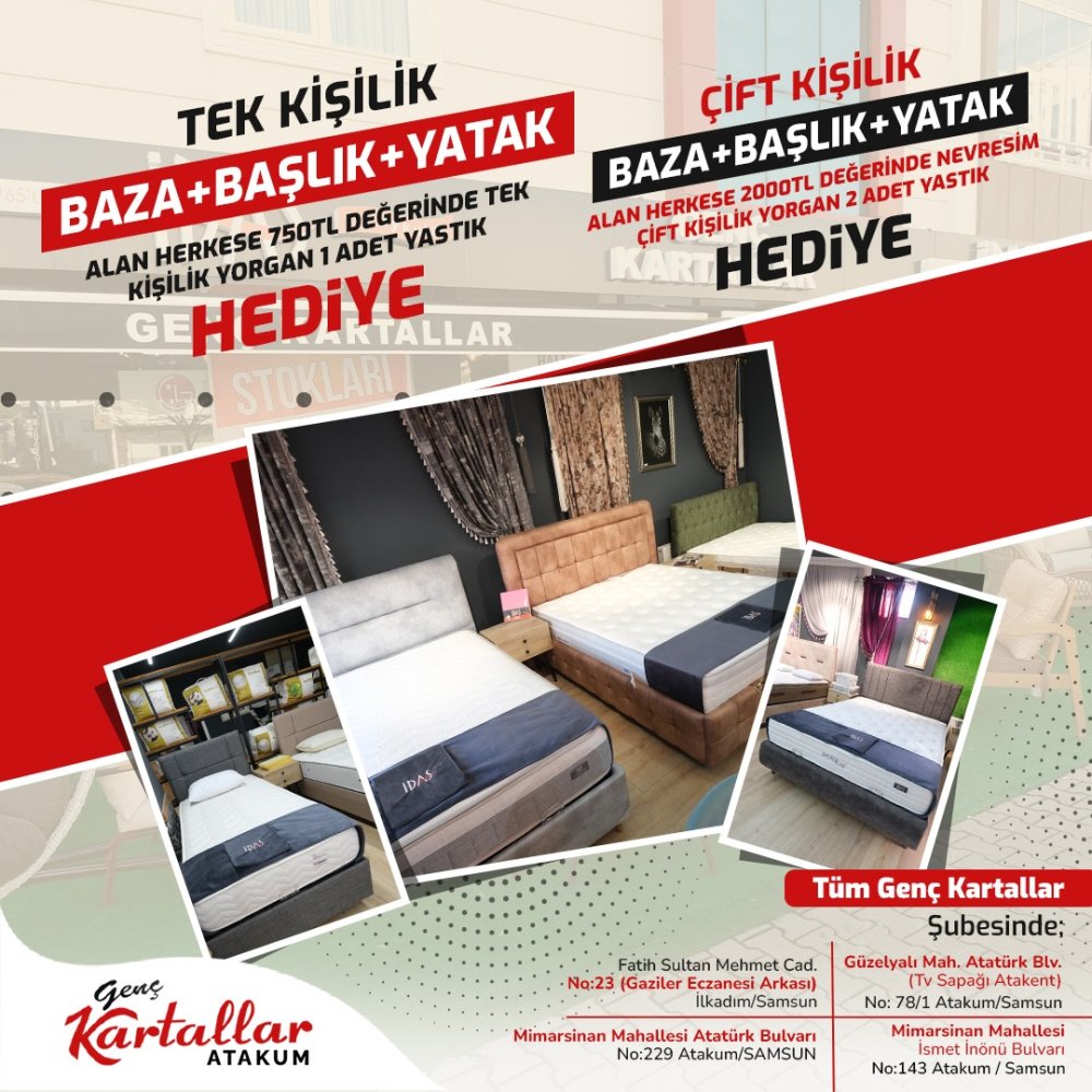 Baza, Başlık, Yatak