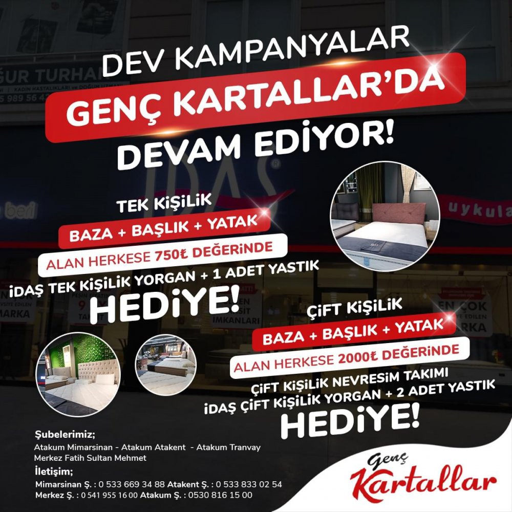 Dev Kampanyalar Genç Kartallar'da Devam Ediyor